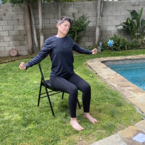Chair Yoga Neck Stretch
